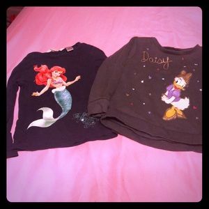 2 Disney shirts - girls 3T